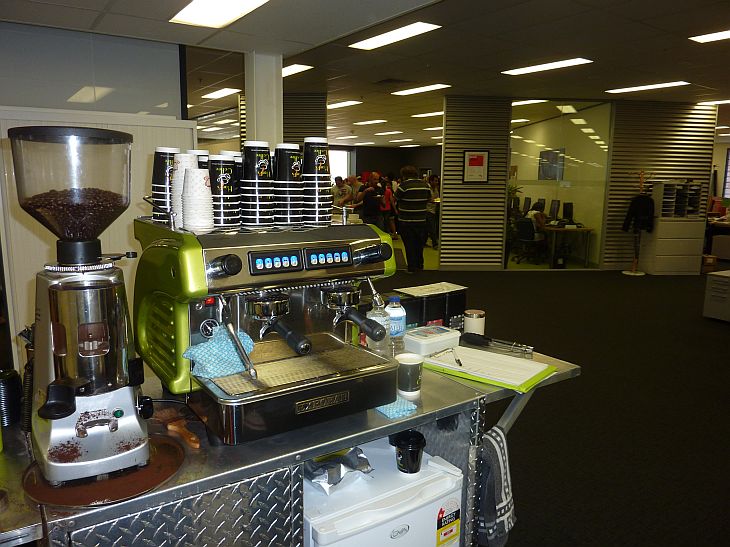 mobile coffee hire