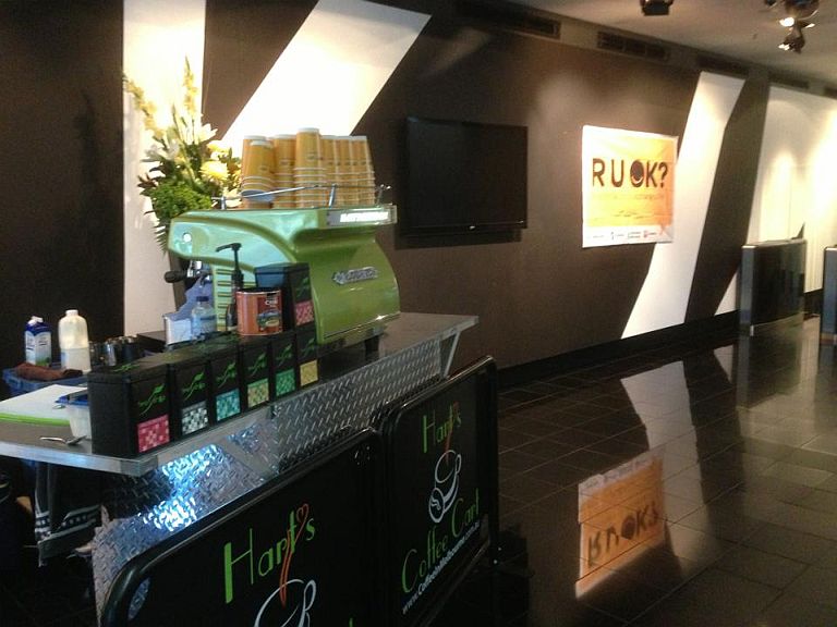RUOK TABCORP Coffee Cart Melbourne TABCORP Coffee Cart Melbourne