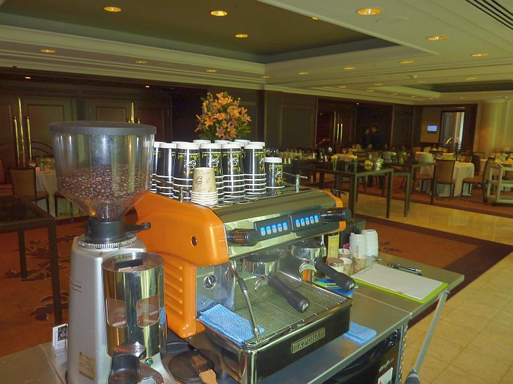 Coffee Cart Hire at Langham Hotel Melbourne