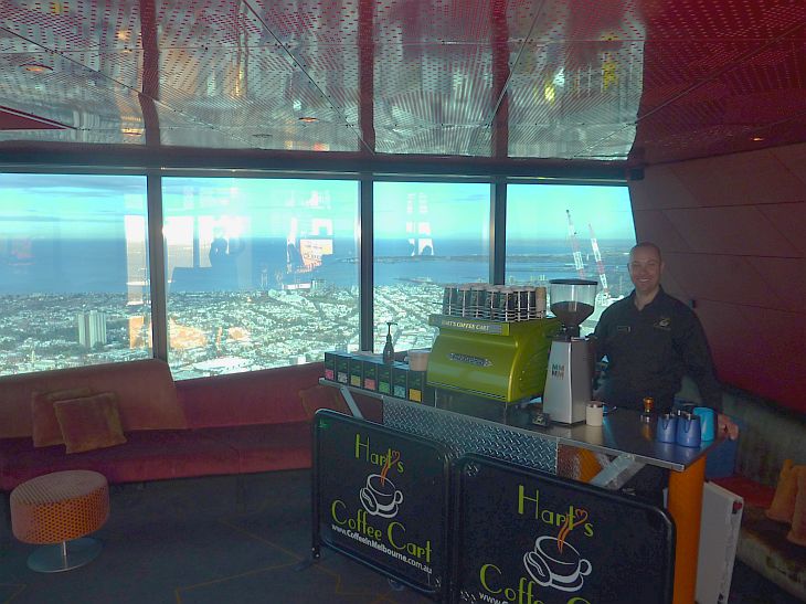 Eureka 89 coffee cart